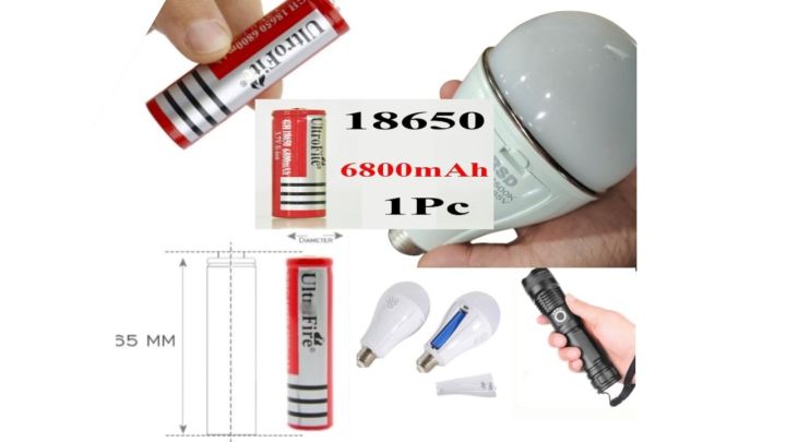 18650 3.5v Rechargbale 6800 mAh ithium ion battery  cell li- ion batteries high quailty