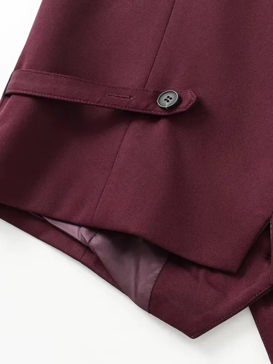 Women's%20Front%20Button%20Fitted%20Waistcoat%20and%20High%20Waist%20Pleated%20Wide%20Leg%20Pants,%20Female%20Two%20Piece%20Sets,%20Fashion%20-%20Image%206