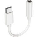 USB C to 3.5mm Audio Headphone Jack Adapter,USB C Dongle Cord Cable Compatible with iPhone 17/16/15,  S25S24- White. 
