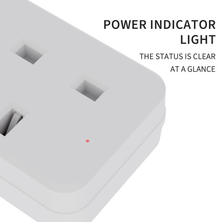 UK%20Extension%20Lead%202/4%20Way%20Multi-Outlet%20Power%20Strip%20with%20Long%20Cord%2013%20Amp%20Fuse%20Surge%20Protection%20for%20Home%20Office%20-%20Image%206