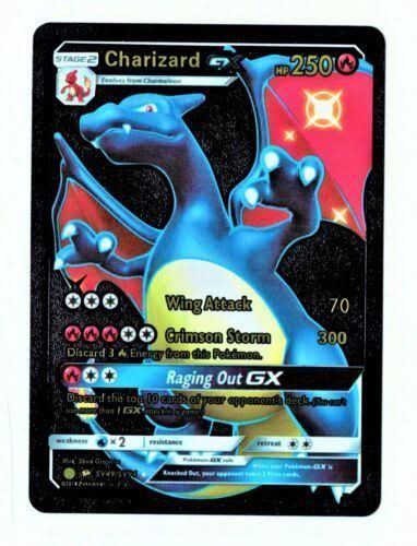 Pokemon Charizard GX 250HP Black Foil Fan Art Card SV49 / SV94 | Daraz.pk Pokemon Charizard GX 250HP Black Foil Fan Art Card SV49 / SV94 | Daraz.pk