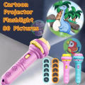 Kids Story Projector Toy - 10Pcs Image Cards, Bedtime Picture Flashlight for Wall Projection Play. 