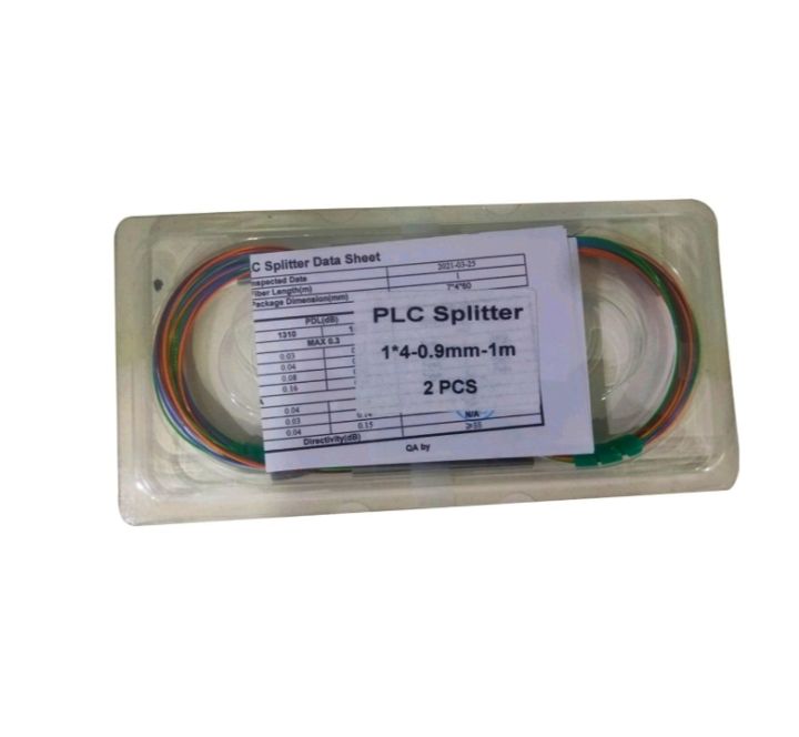 PLC Splitter 1x4 Without Head Optical Fiber Epon Gpon FTTH Splitter - 2Pcs Pack