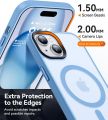 Colour Skin Feel for Magsafe Magnetic Armor Case for IPhone 16 15 14 Pro Max Plus Hybrid Shockproof Matte Clear PC Hard Cover. 