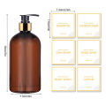 3pcs Bathroom Shower Dispenser Set Refillable Pump Clear Shampoo Conditioner Body Wash Dispenser Bath Soap Bottle. 