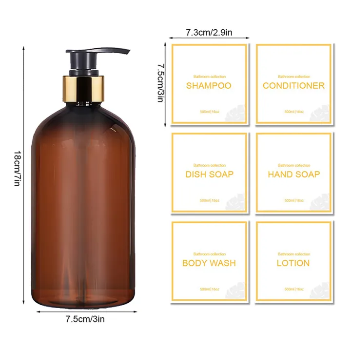 3pcs%20Bathroom%20Shower%20Dispenser%20Set%20Refillable%20Pump%20Clear%20Shampoo%20Conditioner%20Body%20Wash%20Dispenser%20Bath%20Soap%20Bottle%20-%20Image%202
