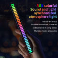 16 LEDS RGB LED Light Bar App Control Desktop Background Atmosphere Light Music Sync TV Wall Computer Game Bedroom Night Light.
