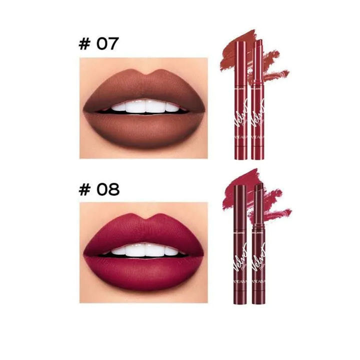 HANDAIYAN%208-Color%20Velvet%20Matte%20Lipstick%20Set%20%E2%80%93%20Long-Lasting,%20Waterproof,%20Non-Stick%20Cup%20%7C%20%E2%80%9CJust%20A%20Kiss%E2%80%9D%20Red%20Lipgloss%20&%20Lip%20Liner%20Makeup%20Kit%20(1%20Set)%20-%20Image%207