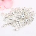 6 piece golden or silver hooks for jewellery making hooks for jewelry for Hook  Lobster Clasps Hooks Jewelry Making  Clasps Connector Jewelry Chain Lock for Necklace Jewelry Makings Accessory 12 mm medium. 