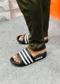 Adidas Style Men's Slide Slipper – Comfortable & Stylish EVA Sole Sandal for Indoor & Outdoor Use.