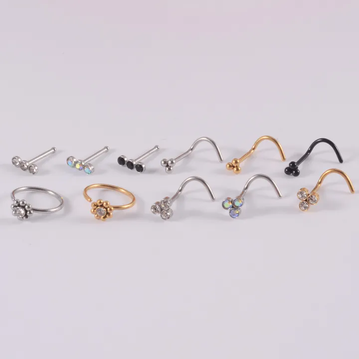 1PC%20316L%20Surgical%20Steel%20Nose%20Stud%20CZ%20Crystal%20Screw%20Nose%20Piercing%20Retainer%20Holder%20Flower%20Nose%20Bone%20Ring%20Body%20Piercing%20Jewelry%20-%20Image%202