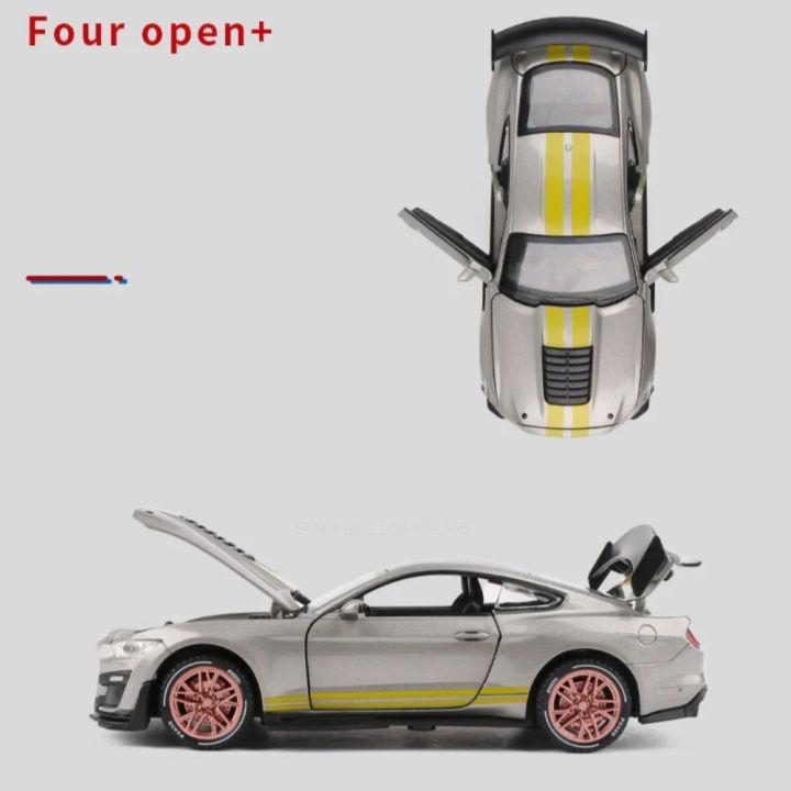 Scale%201:32%20Mustang%20Shelby%20GT500%20F-150%20Toy%20Car%20Model%20Alloy%20Diecast%20Sound%20Light%20Pull%20Back%20Vehicle%20Models%20Kids%20Birthday%20Gifts%20-%20Image%205