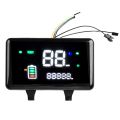 Electric Bike LED Display Motorcycle Speedmeter Meter Battery Turn Light Head Light Display 48-72V Electric Tricycle Bike Part. 