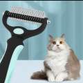 Professional Pet Deshedding Brush 2 Sided Dematting Dog Comb Cat Brush Rake Puppy Grooming. 