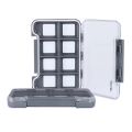 Goture Waterproof Fishing Box Double Side Removable Grid,Fishing Tackle Box for Bait Lure Hooks Storage,Carp Fly Fishing Box. 