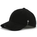 Unisex Side Cross Embroidery Baseball Caps Spring and Autumn Outdoor Adjustable Casual Hats Sunscreen Hat.