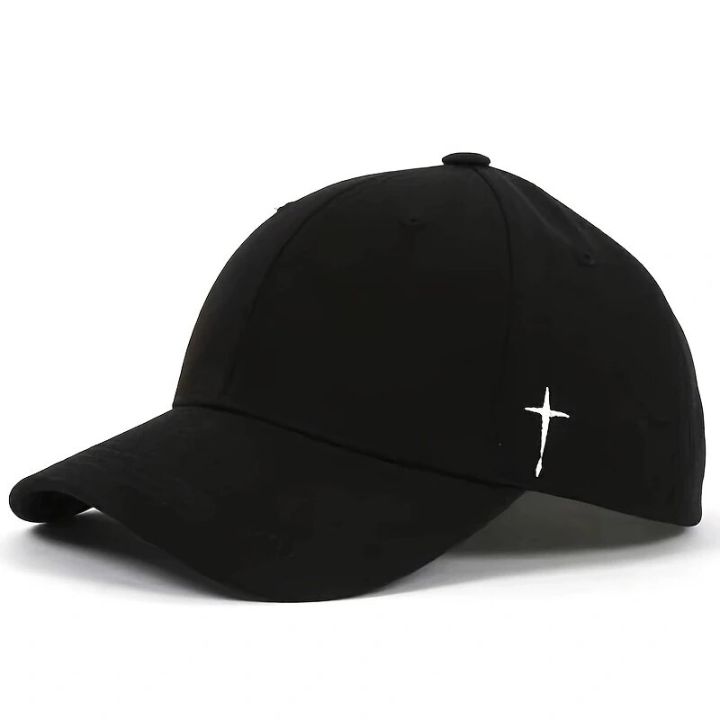 Unisex%20Side%20Cross%20Embroidery%20Baseball%20Caps%20Spring%20and%20Autumn%20Outdoor%20Adjustable%20Casual%20Hats%20Sunscreen%20Hat%20-%20Image%203