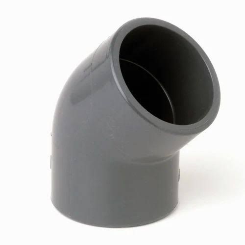 1/2 to 2 inch plain elbow 45 degree outdoor fittings garden water line system irrigation grey