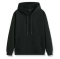 New Black Plain Hoddie For Mens Winter Choth Full Black Color Upper. 