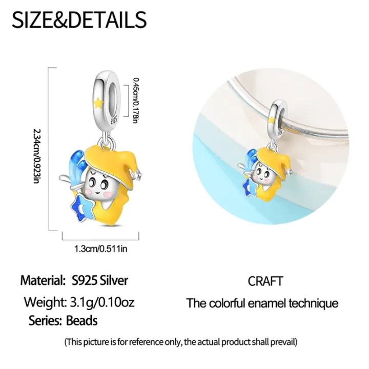 Original%20925%20Sterling%20Silver%20Cute%20Baby%20Wisher%20Charms%20Beads%20Fit%20DIY%20For%20Women%20Girls%20Fine%20Birthday%20Family%20Pretty%20Jewelry%20-%20Image%203