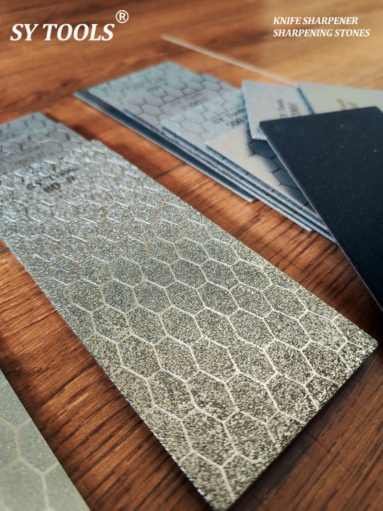 Sy%20Tools%20Electroplated%20Diamond%20Sharpening%20Stone%20with%20Honeycomb%20Pattern%20%E2%80%93%20Non-Slip%20Foam%20Backing,%20Multi-Grit%20(80#-3000#),%20150x62mm%20-%20Image%202