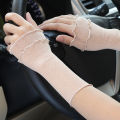 Women Hand Sleeve Wrist Cuffs Ruffled Floral Black Lace Elastic Bracelet Elegant Girls Wrist Gloves Thin and Breathable Decorate. 