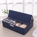 Drawer Organisers Underwear Washable Underwear Storage Box Fabric Household Closet Organizer Oxford Cloth Socks Bra Underwear Organizer With Cover. 