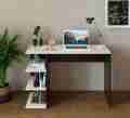 new Simple and Smart computer Table with side rack shelves space saving design multipurpose use. 