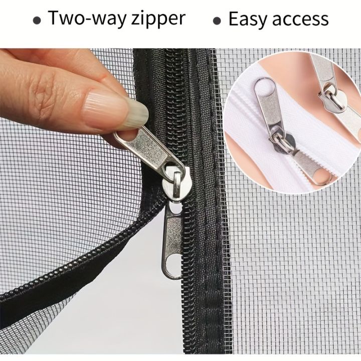Zipper%20Screen%20Door%20Net%20U-Shaped%20Thicken%20Anti-mosquito%20Keeping%20Cats%20Dogs%20Running%20Out%20Resistant%20Mesh%20for%20Home%20Bedroom%20Living%20Room%20-%20Image%204