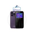 Etachi ipro Plus - 2.4 Inch Display - Dual sim - PTA APPROVED - 3200mAH Powerful Builtin battery - Wireless FM radio - Auto call recording - AIRPLANE Mode - Memory card Supported - Rejected Unknown Callers - 1000 Contact save memory- 1 Year Brand Warranty. 
