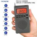 Portable FM AM Radio Mini 9K/10K Radios Receiver Built-in Speaker Backlight HD Display Screen Alarm Clock Sleep Timer Elder .