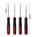 4pcs Car Pick Hook Set O Ring Oil Seal Screwdrivers Puller Remover O-Ring Seal Gasket Auto Repair Tools. 