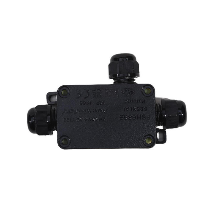 Junction%20Box%20Mini%20Outdoor%20Waterproof%20Ip66%20Terminals%20One%20In%20Two%20Out%20Waterproof%20Box%20Plastic%20Corrosion%20Resistant%20Black%20Junction%20-%20Image%206