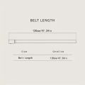 Men's Business Belt Smooth Buckle Leisure Belt Jeans Belt Suit Pants Belt. 