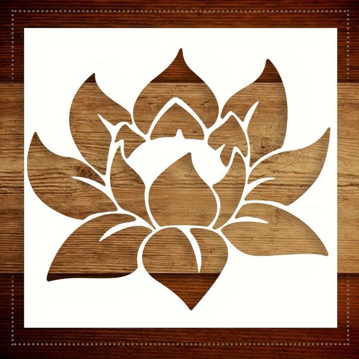 Lotus%20Flower%20Stencil%20Set%20-%202%20Sizes%20Reusable%20DIY%20Painting%20Template%20Wall%20Decor%20-%20Image%202