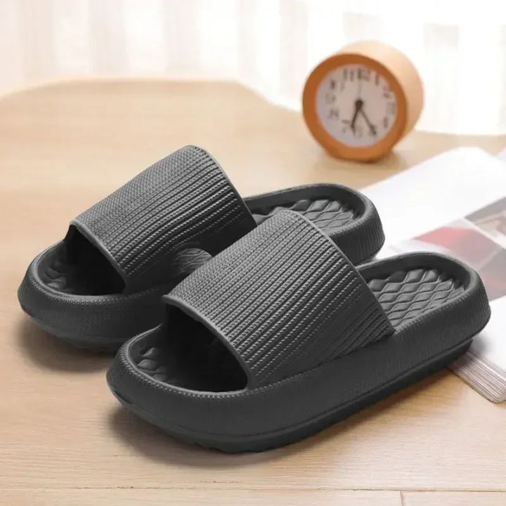 Women's%20Thick%20Platform%20Cloud%20Slippers%20EVA%20Soft%20Sole%20Pillow%20Slides%20Summer%20Beach%20Flip%20Flops%20Women%20Non%20Slip%20Bathroom%20Home%20Slippers%20-%20Image%202