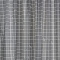 Waterproof Shower Curtain Mildew Resistant Durable Bathroom Divider PEVA Gray Plaid Modern Printing Bathtub Curtain Bathroom Acc. 