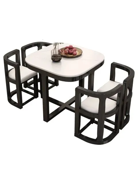 Dining%20table%20with%20chairs%20space%20saver%20dining%20chairs%20set%20with%204%20chairs%20table%20pure%20sheesham%20wood%20life%20time%20warranty%20-%20Image%203