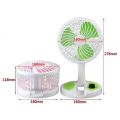 WILDWOLF YT-M2026. mini rechargeable fan with lighting. 