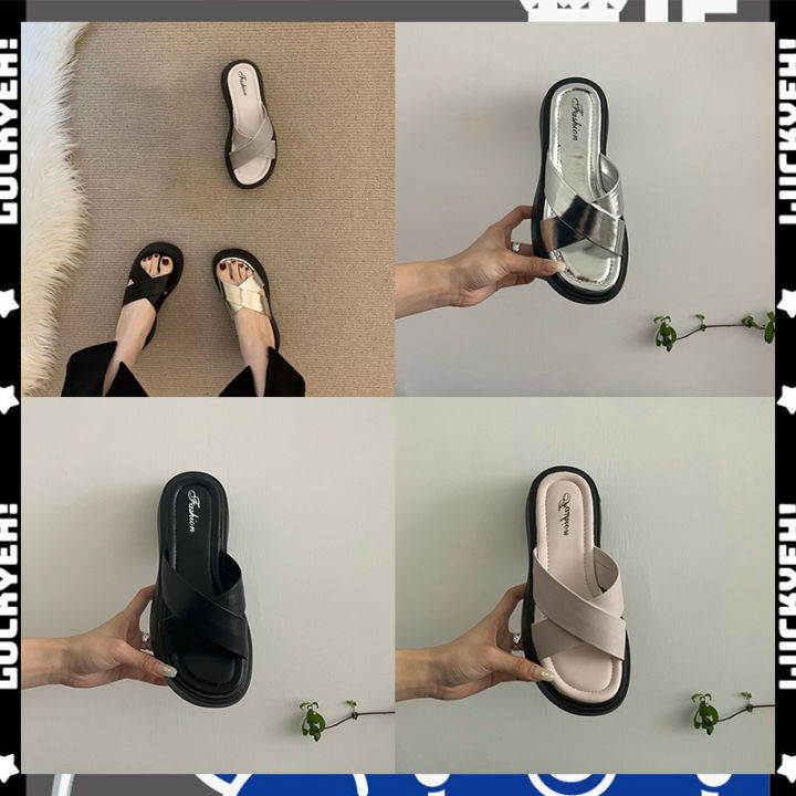 Kdashop%20fast%20delivery%20from%20Thailand%20sandals%20with%20cross%20straps%20new%20design,%20beautiful%20work,%20good%20heel%20support,%20comfortable%20to%20wear,%20not%20aching,%20no%20pain,%20girls%20see%20it%20as%20a%20must%20scream%20to%20hurry%20to%20buy%20it.%20-%20Image%203