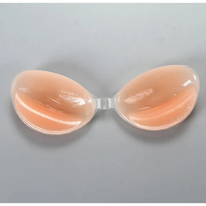 NuBra%20Silicone%20Bra%20for%20Women%20-%20Self-Adhesive%20Backless%20Strapless%20Push%20Up%20Bra,%20Invisible%20Sticky%20Gel%20Pads%20with%20Front%20Closure%20-%20Image%202