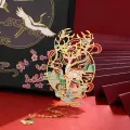 1pc Vintage Style Hollow Metal Bookmarks For Friends Family And Teachers. 
