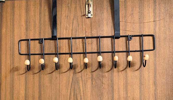 9 Hooks Magic Door Hanger space saver,New Styllish Over The Door 1
9-Hook Hanger, Home Decoration, Cloth Hanger.