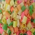 papad | color full ring papad | color ring papad | ring papad | snacks | chips | made by 100% weaht flour | 250 grams pack. 