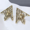 Fashion Golden Brooch Pin For Women Elegant Collar Clip Shirt Accessories Ladies Blouse Decor.