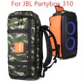 Travel Carrying Case Backpack for JBL Partybox 310 Large Capacity Foldable Waterproof Bluetooth Speaker Storage Bag Accessories. 