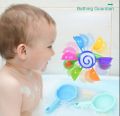 Children's Bathing, Turning, Windmill With Spoon, Baby Shower, Play Water, Rainbow Windmill, Shower, Water Play Toy. 