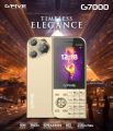 Gfive G7000 - Triple Sims Supported - 2.8 inch Big Display - 3500mAH Powerful Battery - Auto call recording - PTA Approved -  1 Year brand warranty. 