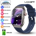 LAXASFIT New Curved Screen Women's Smart Watch 2.01'' AMOLED HD Touch Screen Bluetooth 5.3 Voice Call Men's Fitness Smart Watch.