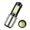 1PCS LED Motorcycle Headlight H4 BA20D P15D-H6 White High Low Beam Headlight Lamp Bulbs 12V Fog Light For Moto Scooter Tricycle. 